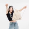 Draw String bag_model shot