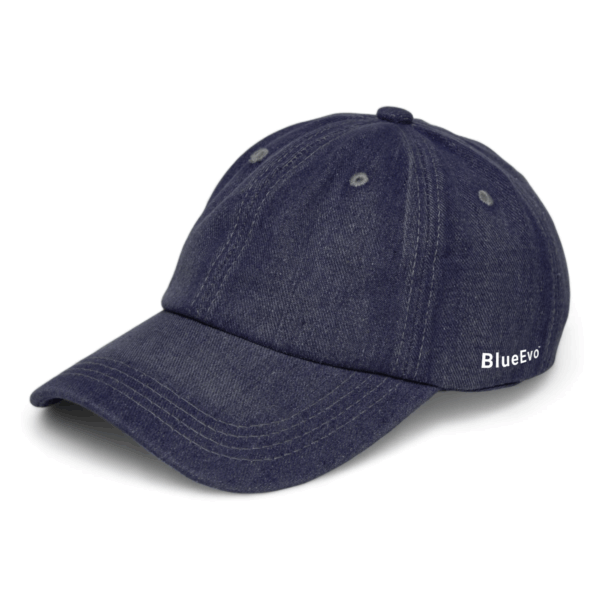 Cap BlueEvo White 3.6cm Side Placement 3_4 View
