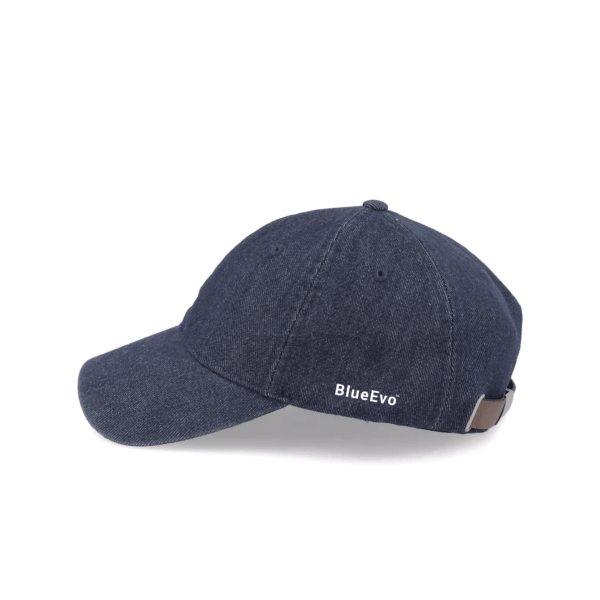 Cap BlueEvo White 3.6cm Side Placement Side View